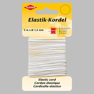 Elastisk snodd [5 m] 2 – vit | Kleiber, 