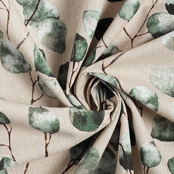 Dekorationstyg Halvpanama Eukalyptus – natur/mint,  image number 3