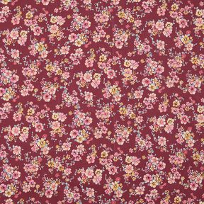 Behandlad bomull romantiska blommor – bleklila, 