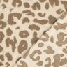 Teddyplysch Leopardmönster – natur/mörk gråbrun,  thumbnail number 4