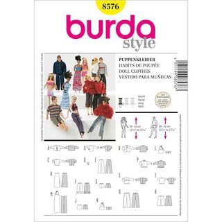 Dockklänningar, Burda 8576, 