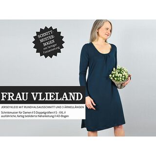 FRAU VLIELAND Jerseyklänning med rund halsringning | Studio Schnittreif | XS-L, 