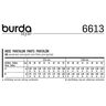 Byxor, Burda 6613,  thumbnail number 8