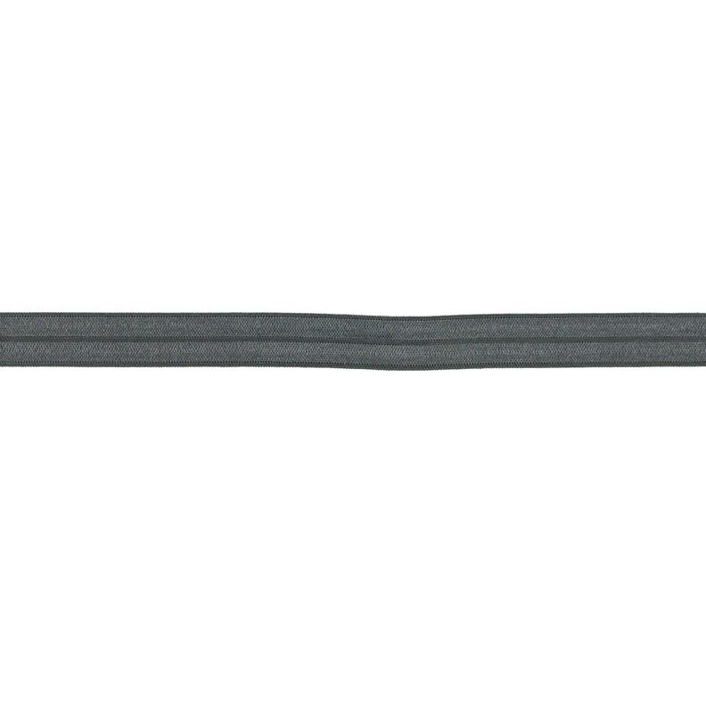 Elastistiskt infattningsband  blank [15 mm] – mörkgrå,  image number 1