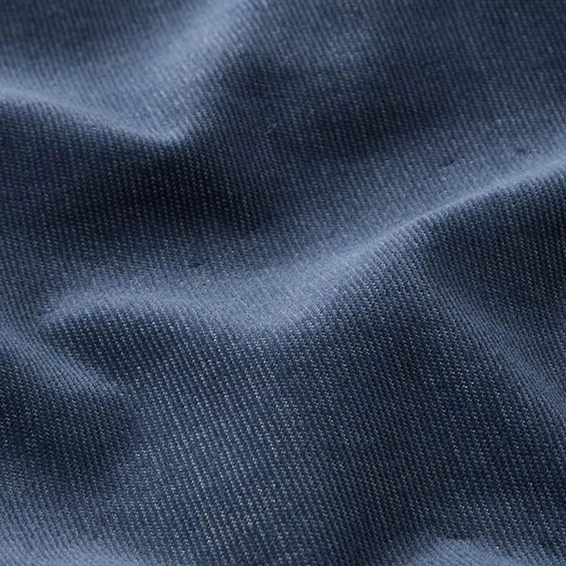 Stretchmanchester jeanslook – jeansblå,  image number 2