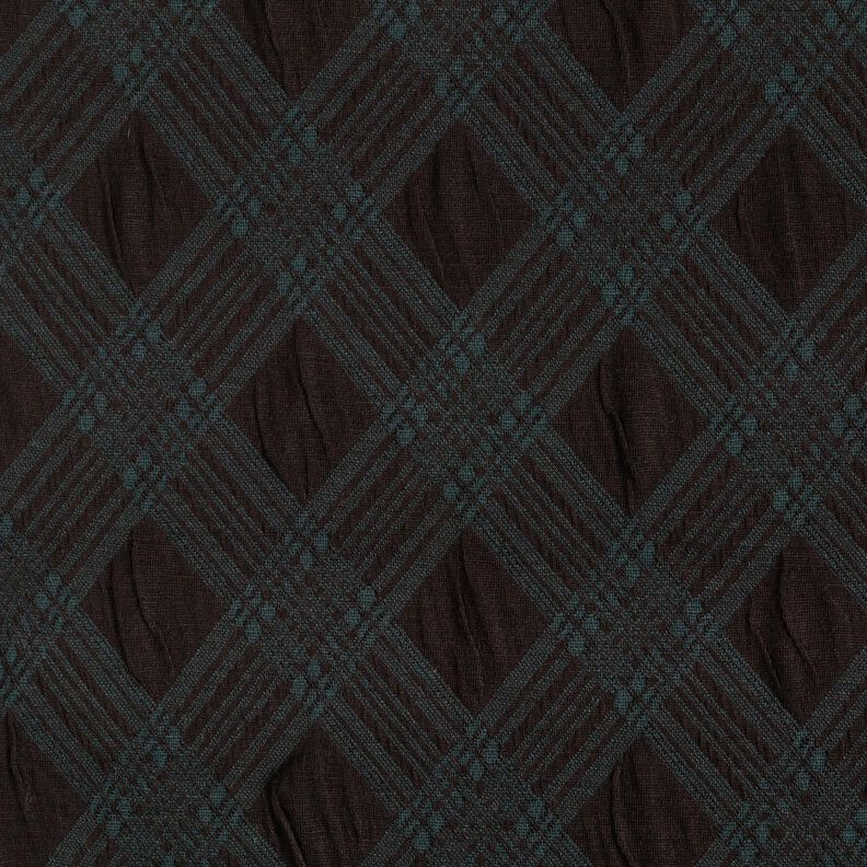 Stickad jacquard argyle-mönster – svart/grangrön,  image number 1