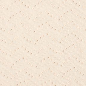 Batist Engelskt broderi bladrankor – kräm, 
