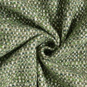 Stoppningstyg färgglad bouclé-look – mörk furu/kräm, 