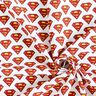 Bomullspoplin Superman-logga Licenstyg | DC Comics – vit,  thumbnail number 3