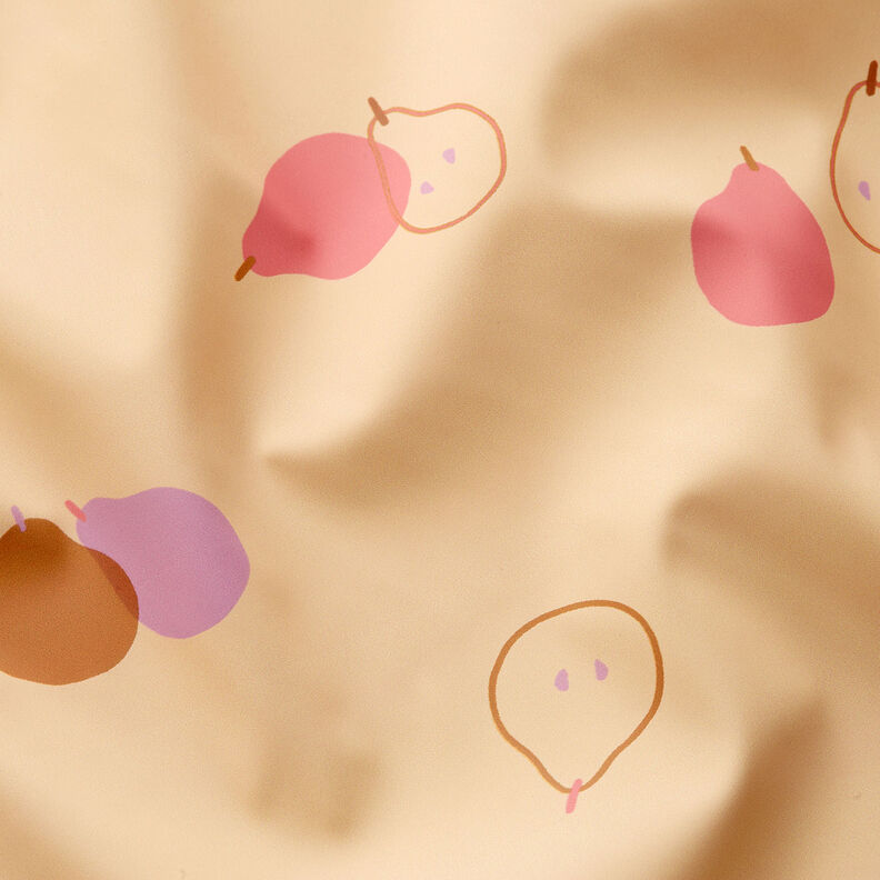 Regnjackstyg Päron – beige,  image number 3