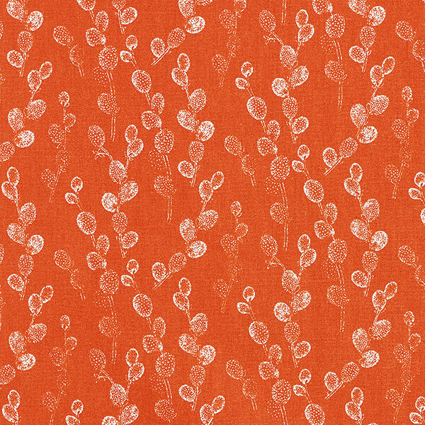 Bomullstyg Kretong Knoppar – terracotta, image number 1
