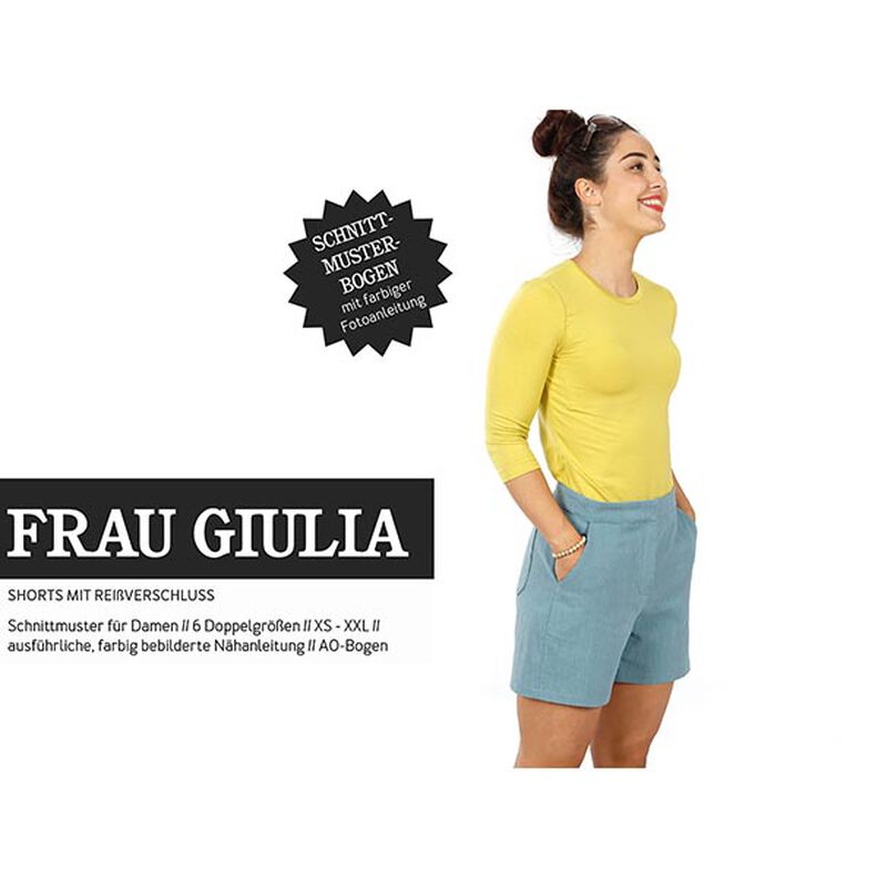 FRAU GIULIA Shorts med dragkedja | Studio Schnittreif | XS-XXL,  image number 1