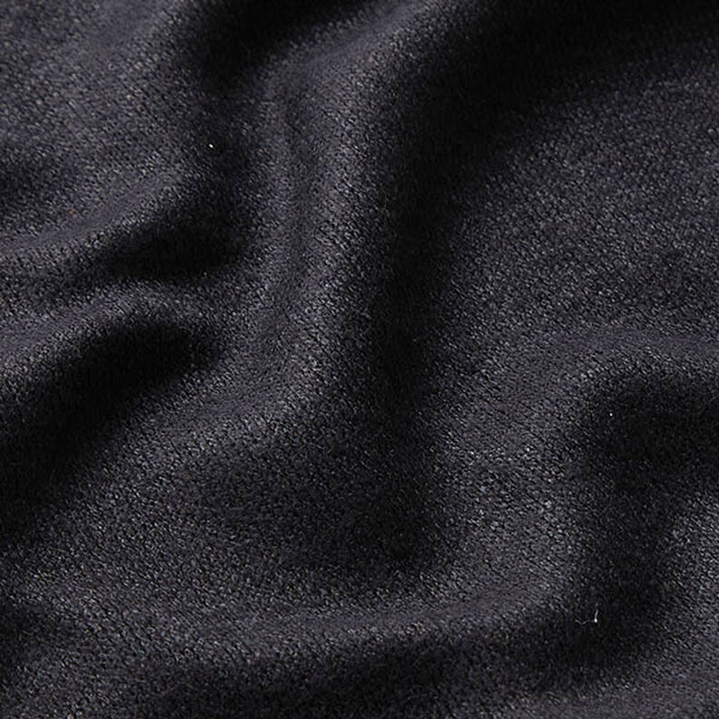 Stickat tyg Viskosmix Enfärgat – svart,  image number 2
