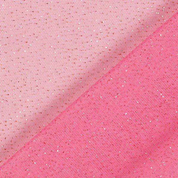 Glittrigt tylltyg Royal – pink/guld,  image number 4