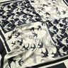 Satinpanel Svalor | Katia Fabrics – antracit/kräm,  thumbnail number 2