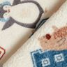 Mysfleece Collagejacka-stil – ljusbeige/blå,  thumbnail number 4