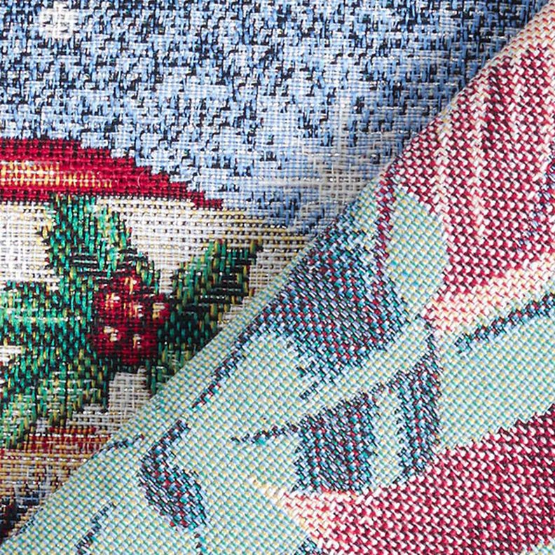 Panel Gobeläng Julklappsutdelning Lurex – blå/grön, image number 4