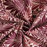 Dekorationstyg Halvpanama Blommor och rankor – natur/burgunder,  thumbnail number 3