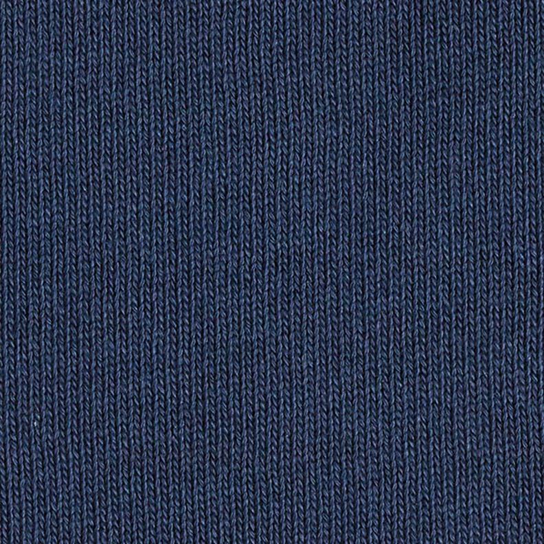 Stickat bomullstyg – marinblått,  image number 4
