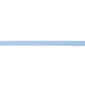 Elastistiskt infattningsband Spets [12 mm] – ljusblått, 