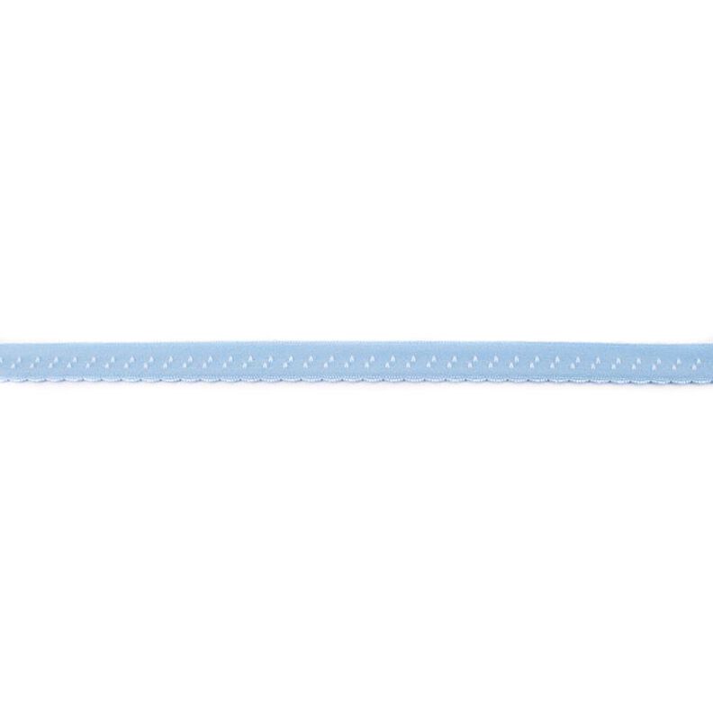 Elastistiskt infattningsband Spets [12 mm] – ljusblått,  image number 1