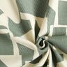 Dekorationstyg Jacquard Abstrakt struktur – vass/yllevit,  thumbnail number 3