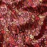 Bomullstyg Kretong Vilda blommor – merlot/purpur,  thumbnail number 2