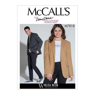 Unisex Jacka - Melissa Watson, McCalls 7818 | 34 - 44, 