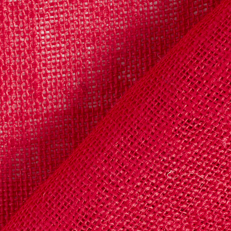 Dekorationstyg Jute Enfärgat 150 cm – rött,  image number 4