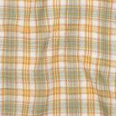 Muslin/Dubbel-krinkelväv Check | Poppy Fabrics – currygul/salvia, 