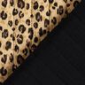 Muslin Quiltat tyg leo-tryck – beige/svart,  thumbnail number 5