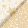 Dekorationstyg Jacquard Lurex Hav av stjärnor – ljusbeige/guld,  thumbnail number 4