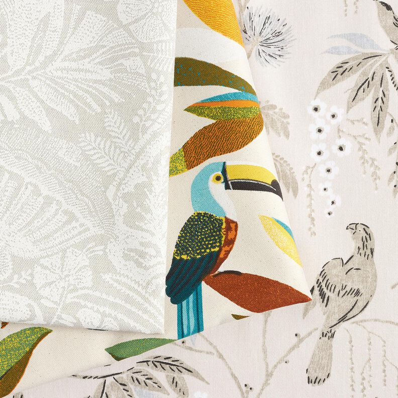 Dekorationstyg Panama Tukan – natur/grön,  image number 5