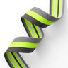 Väskband/bältesband Neon [ 40 mm ] – neongul/grått,  thumbnail number 2