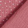 Muslin/Dubbel-krinkelväv prickar – gammalt rosa/vit,  thumbnail number 4