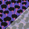 LENZING™ ECOVERO™ viskostyg  Poppies | Nerida Hansen – lila/svart,  thumbnail number 4