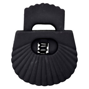 Snörstopp Mussla [Öppning: 8 mm] – svart, 