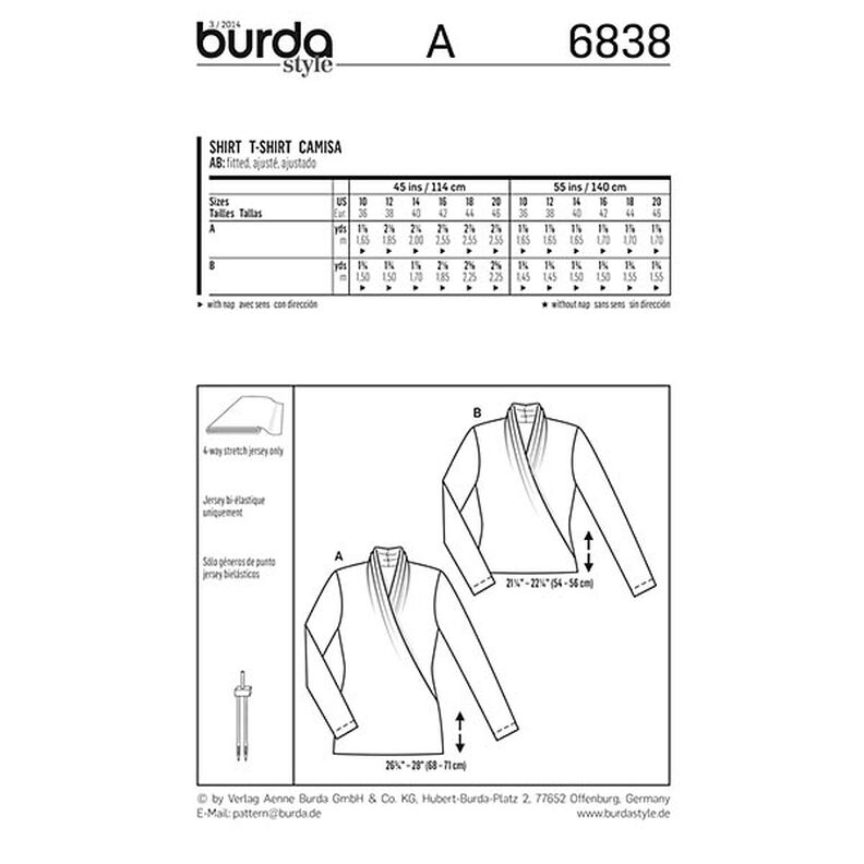 Tröja, Burda 6838,  image number 4
