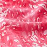 crêpetyg abstrakt leopardmönster – intensiv rosa,  thumbnail number 2