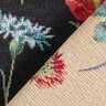 Dekorationstyg Gobeläng Vilda blommor – svart/rose,  thumbnail number 4