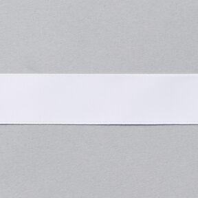 Satinband [25 mm] – vit, 