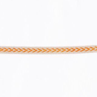 Twillband Etno [7 mm] - anemon/orange, 