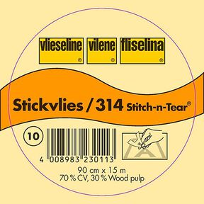 Stickvlies | Vlieseline – vit, 