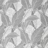 Dekorationstyg Canvas Stora blad – grått,  thumbnail number 1