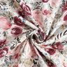 Muslin/Dubbel-krinkelväv akvarell rosor Digitaltryck – vit,  thumbnail number 4