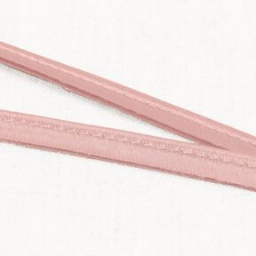 Satin passpoalband [10 mm] – gammalt rosa, 