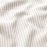 Dekorationstyg Jacquard diskreta ränder – mörkbeige,  thumbnail number 2