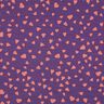 Sommarsweat hjärtan | Poppy Fabrics – lila/gammalrosa,  thumbnail number 1