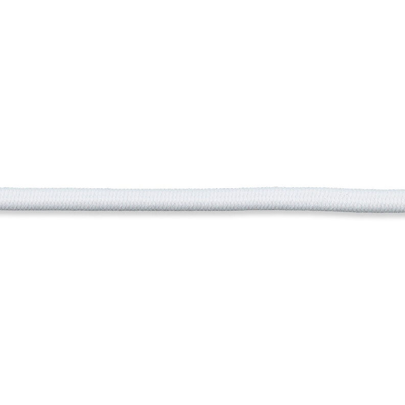 Gummisnodd [Ø 3 mm] – vit,  image number 1