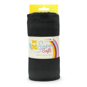 Plysch SHORTY [1 m x 0,75 m | lugg: 1,5 mm] - svart | Kullaloo, 